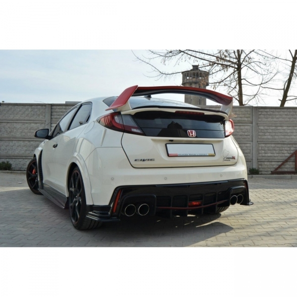 Maxton Honda Civic FK2 Type R Spoiler Bottom Add On Gurney Flap V2
