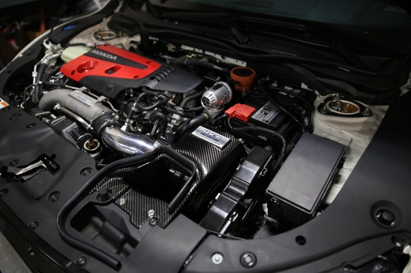 HKS Carbon Cold Air Intake Full with AFR Honda Civic Type R FK8