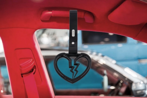 JDM Tsurikawa / Bosozoku BROKEN HEART Schwarz Schlaufe Schwarz