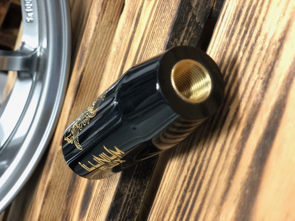 Koi Fish Shift Knob Black 120mm Illinium Flux