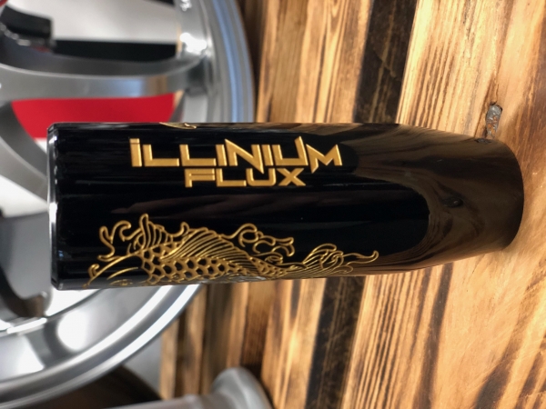 Koi Fish Shift Knob Black 120mm Illinium Flux