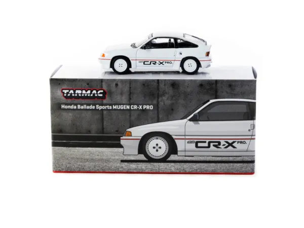 1/64 Tarmac Works Honda Ballade Sports Mugen CR-X Pro Weiß