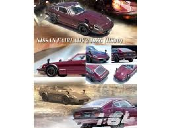 1/64 Nissan Datsun Fairlady S30 Maroon Red - Inno64