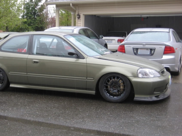 PU Design Honda Civic EJ EK 99-00 First Molding Style Front Lip