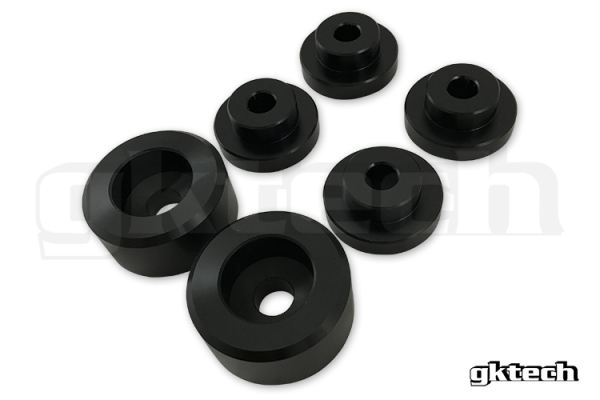 Nissan S14/S15/R32 GTR/R33/R34 R200 2 Bolt Solid Diff Bushes - GKTech