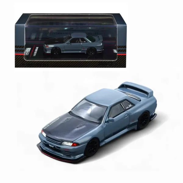 1/64 INNO64 Top Secret Nissan Skyline R32 GT-R Grau