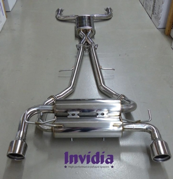 Nissan 370Z Gemini Invidia Catback Stainless Steel Tips