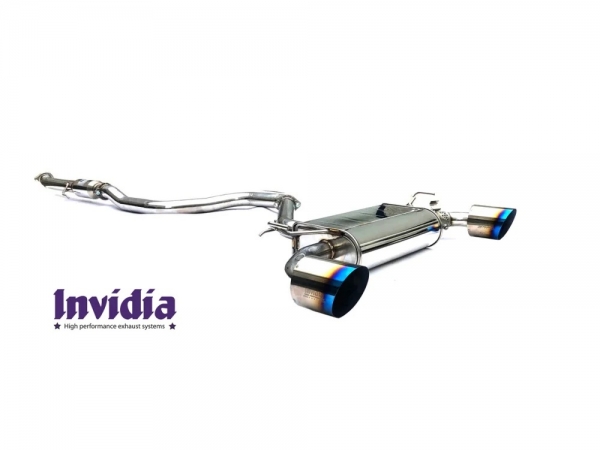 Invidia Q300 Hyundai I30N Hatchback ohne OPF Titan/blau Endr.