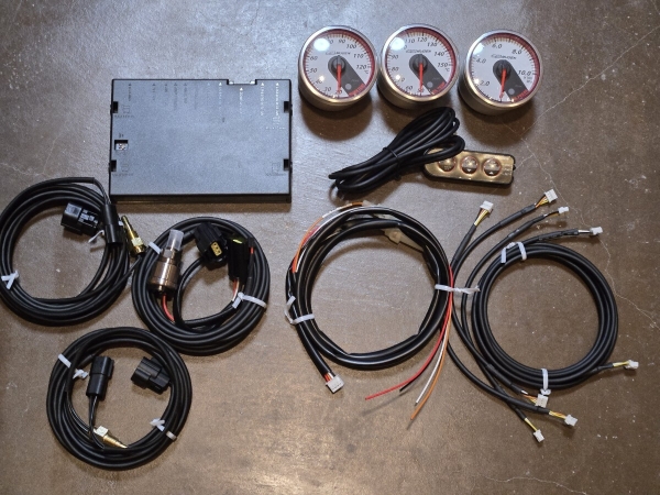 *SOLD* MUGEN Honda Gauges Triple Meter Water and Oiltemp + Oil Pressure Civic S2000 NSX Integra Set 2