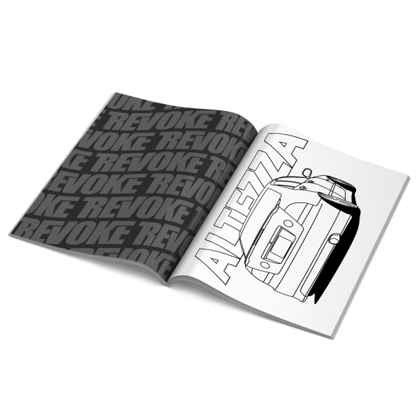 Malbuch JDM Legenden Fahrzeuge