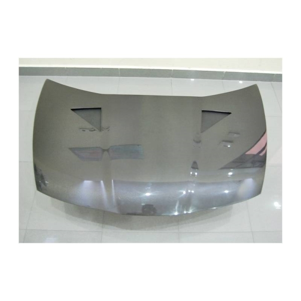 Honda Civic FN2 Carbon Fiber Hood Bonnet with Mugen Style Air Inlets