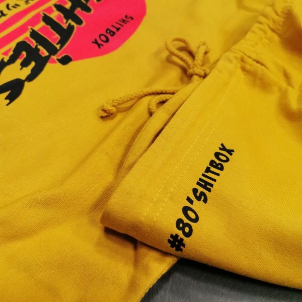 Eighties Shitbox Hoodie / Sweatshirt Mustard