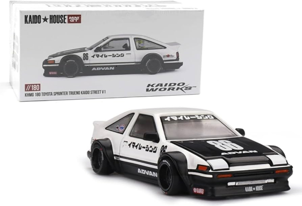 1/64 Kaido House Toyota AE86 Sprinter Trueno Kaido Street V1 - Mini GT