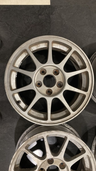 Honda Integra 98spec JDM Type-R 16" Zoll 7.0 J - 5 x 114,3 Alufelgen Silber - Set 4
