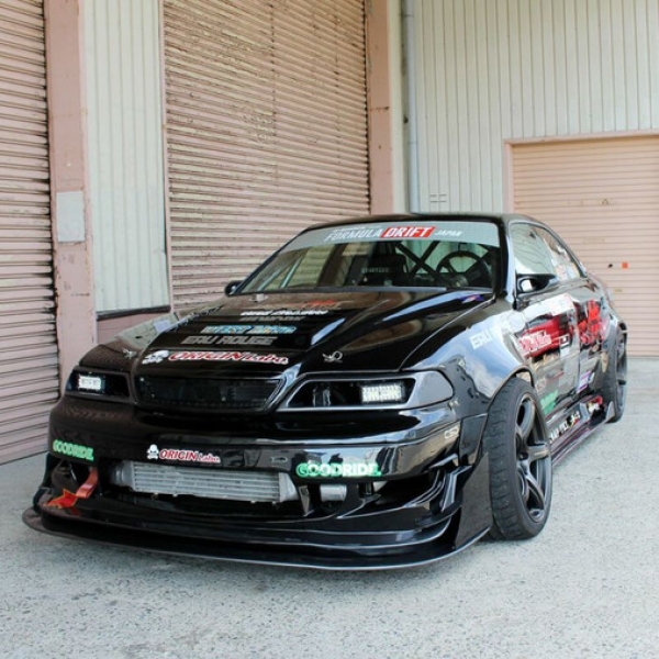 Origin Labo +75mm Front Fenders for Toyota JZX100 Mark II