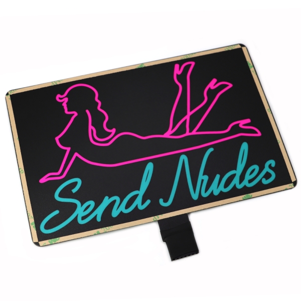 Send Nudes LED Panel Sticker - Revoke