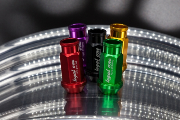 *SALE* Legal One M12 x 1.25 Aluminium LugNuts with TUV GREEN