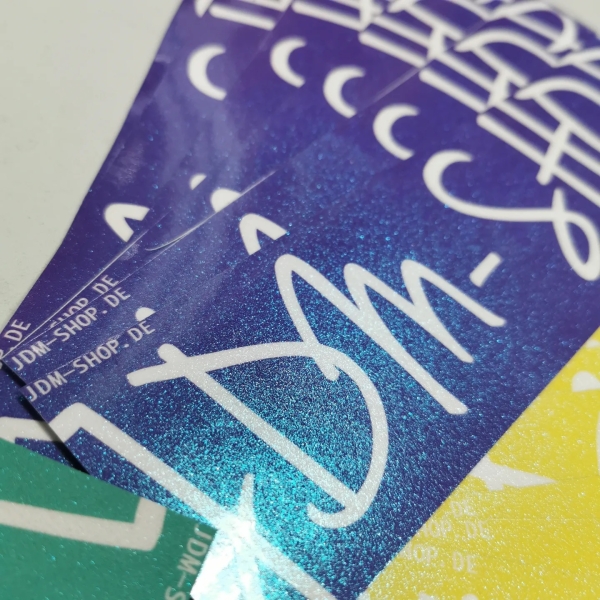 JDM-SHOP Lime Edition Glitter Decal Sticker