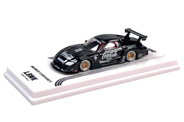 1/64 Mazda RX7 FD3s LBWK Liberty Walk Super SIlhoutte Black - Inno64
