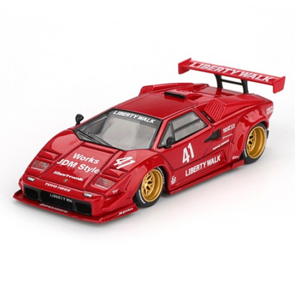 1/64 Lamborghini Countach LB-WORKS Red - Mini GT