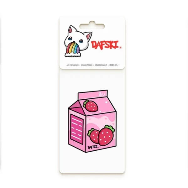 Dafski Strawberry Milk Duftbaum Air Freshener - Strawberry