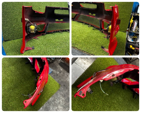 Toyota Celica T23 TRD OP Front Stoßstange ZZT230/1 Rot