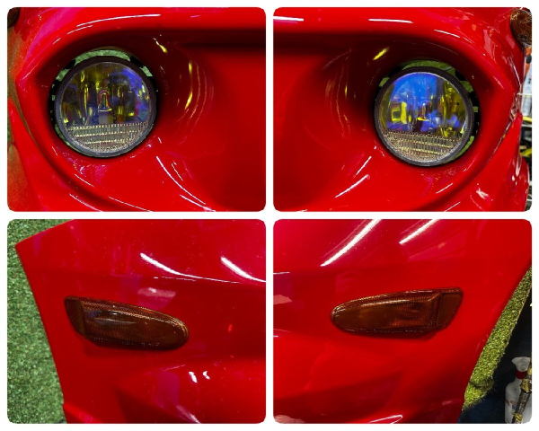 Toyota Celica T23 TRD OP Front Stoßstange ZZT230/1 Rot