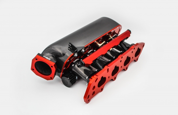 PracWorks Honda B-Series Carbon Ansaugbrücke mit Einspritzleiste