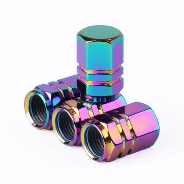 Anodized Short Universal Valve Caps