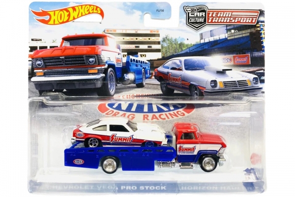 1/64 Hot Wheels Chevrolet Vega Pro Stock + Horizon Hauler
