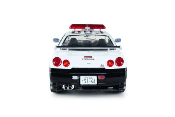 1/18 Nissan Skyline GT-R R34 Japanese Police Weiß 1999 - Solido