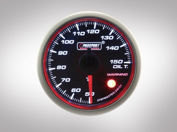Oil Temperature Gauge 52mm HALO Serie