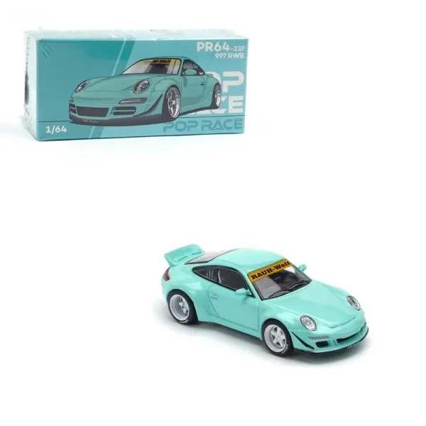 1/64 Porsche 997 RWB Tiffany Blue - Pop Race