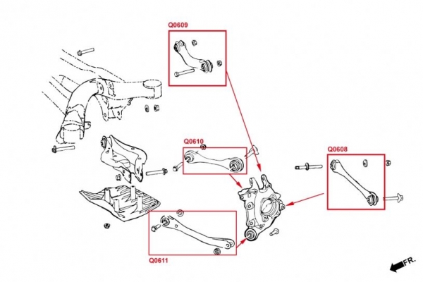 Hardrace Toyota Supra MK5 J29/A90 Rear Camber Kit