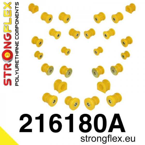 Toyota Supra MK IV 4 Lexus Soarer SC300 SC400 Suspension Bushing Kit SPORT STRONGFLEX PU 216180A
