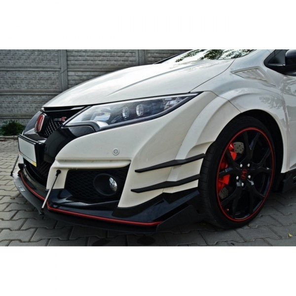 Maxton Honda Civic FK2 Type R Cup Spoiler Lip Splitter V2