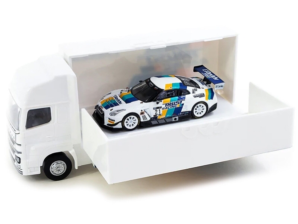 NISSAN GT-R NISMO GT3 Mit TRANSPORTER 1/64 TARMAC WORKS
