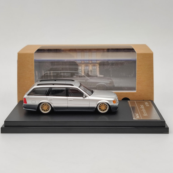 1/64 Mercedes-Benz S124 Model Silver - Mortal