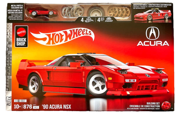 1/16 '90 Acura NSX Bauteil Set Mit 1/64 '90 Acura NSX Modellauto - Hot Wheels