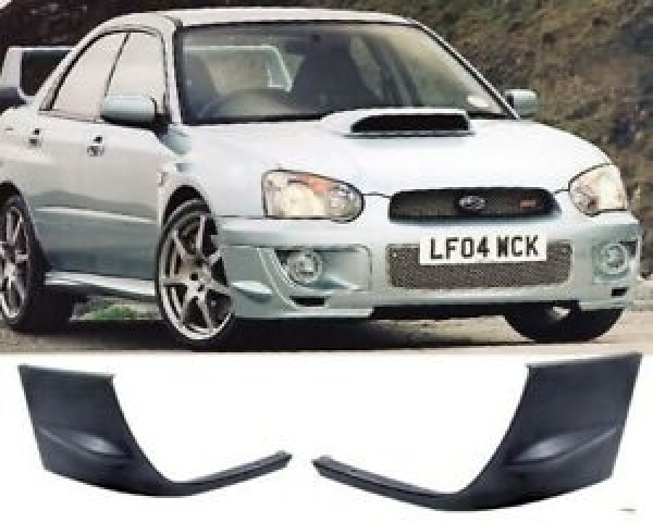 Subaru Impreza WRX 04-05 STI Style Front Bumperlip Addons V2