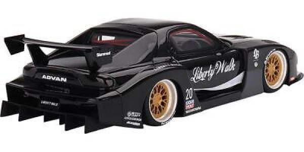 1/64 Mazda RX7 FD3s LBWK Liberty Walk Super SIlhoutte Black - Inno64