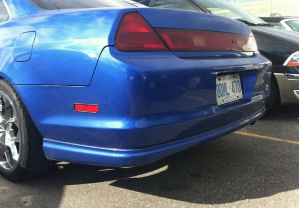 PU Design Honda Accord 98-03 2dr Coupe OEM Optional Style Rear Lip