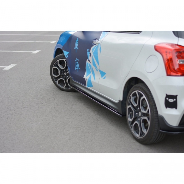 Maxton Suzuki Swift 6 SportSide Skirt Cup Add On Matte Black