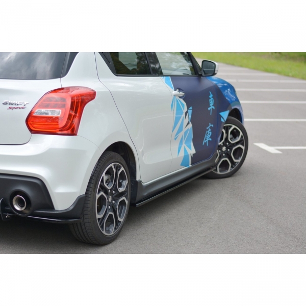 Maxton Suzuki Swift 6 SportSide Skirt Cup Add On Matte Black