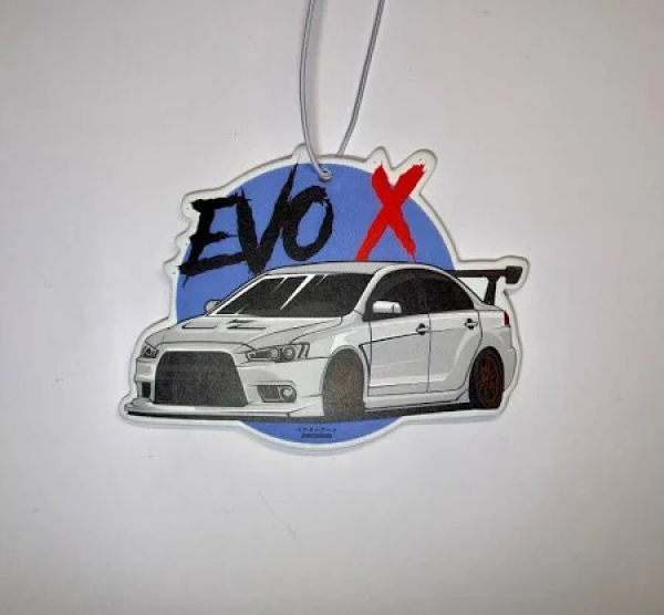 Mitsubishi Evo 10 Car Air Freshener - Jet Ice