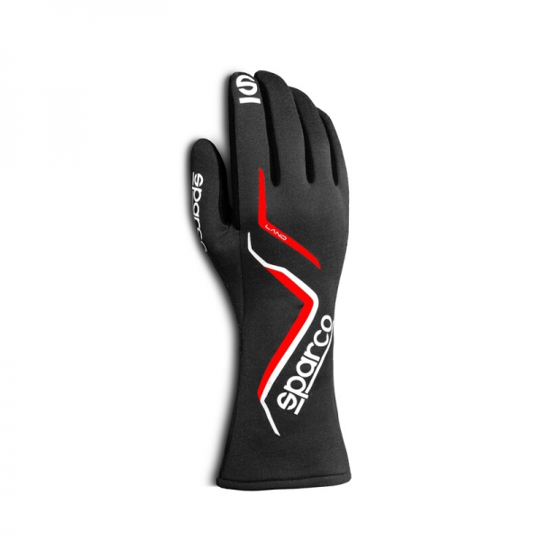 Sparco Land Gloves, Black (FIA)
