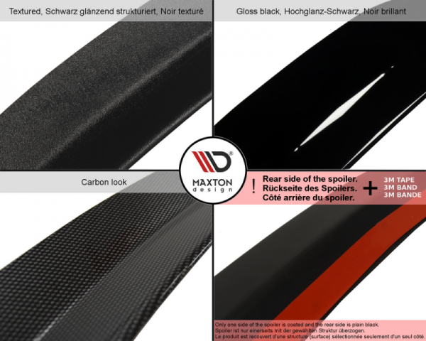 Maxton Mazda 3 MK2 BL MPS V1 Front Lip Spoiler Splitter