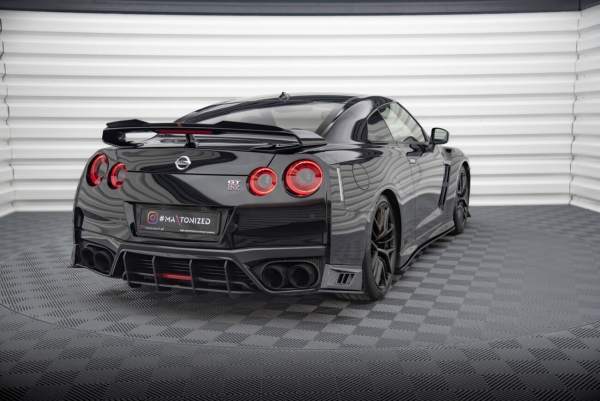Maxton Nissan Skyline R35 Facelift Street Pro Rear Add On Flaps