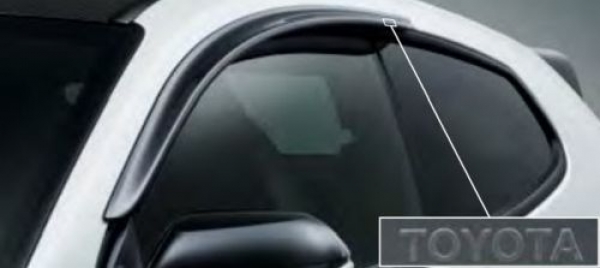 Genuine Toyota Door Visor Wind Deflector Set Yaris GR 20+