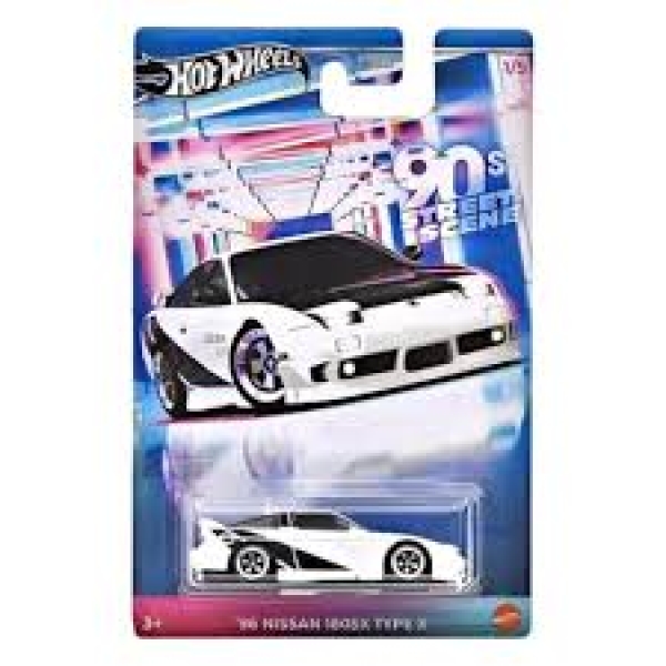 Hot Wheels 1/64 Nissan 180SX Type X, White